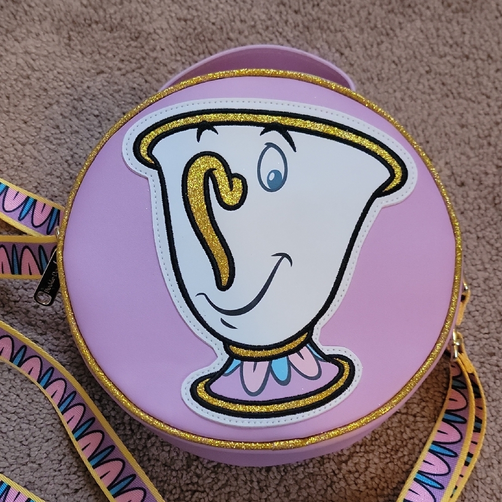 Pink Chip Teacup Crossbody Bag